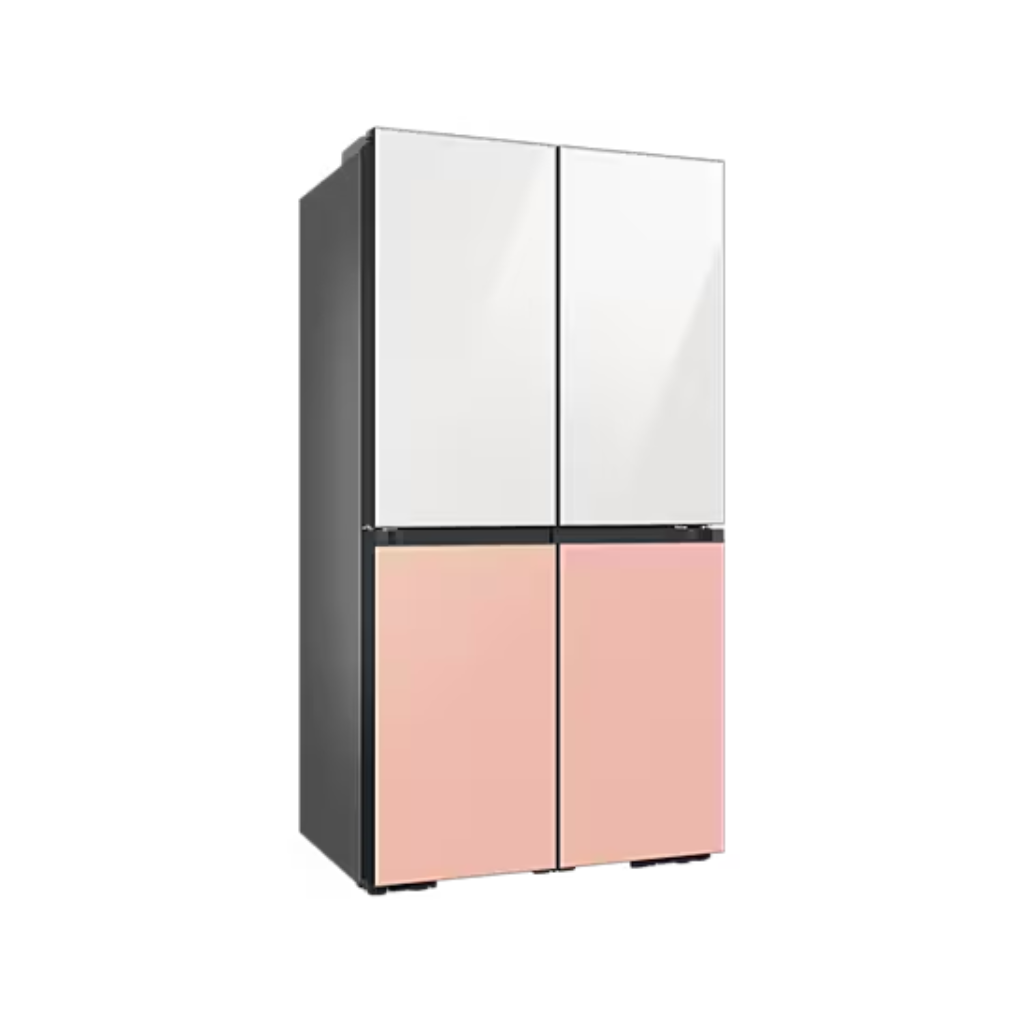 667L Bespoke Refrigerator FDR SmartThings Clean White + Clean Peach