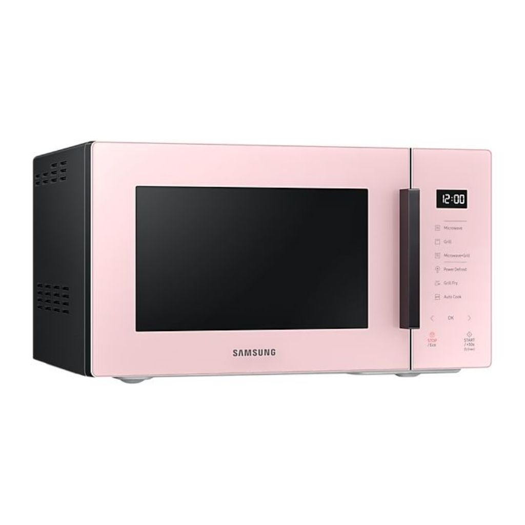 30L Bespoke Grill Microwave Oven - Grill Fry Clean Pink