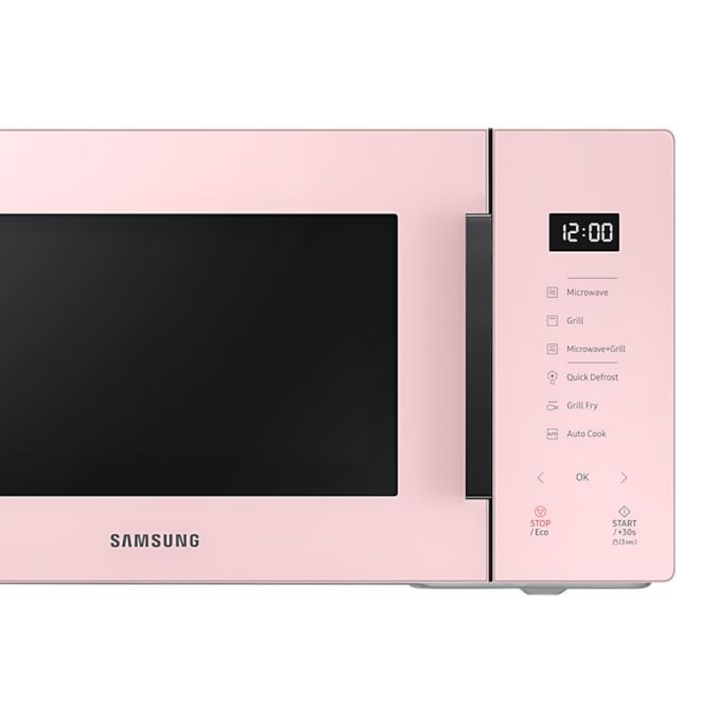 23L Bespoke Grill Microwave Oven - Grill Fry Clean Pink