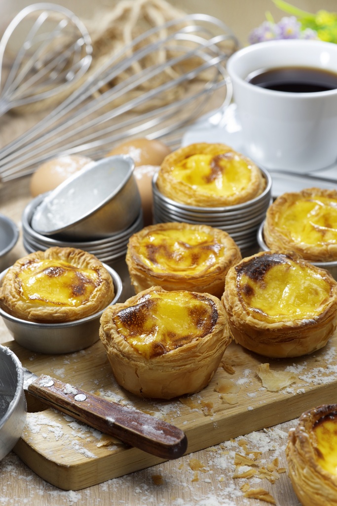 Six (6) Portuguese Egg Tarts