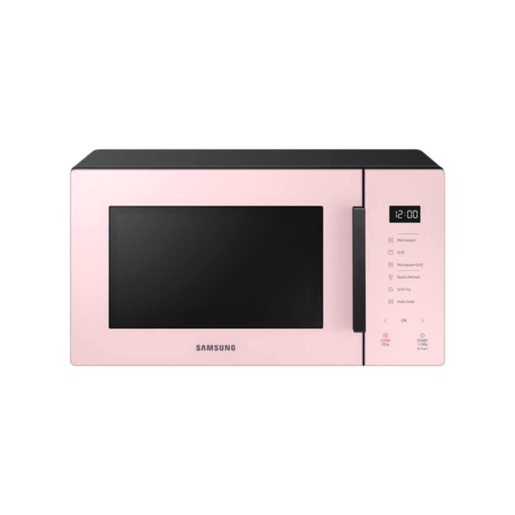 Samsung Bespoke Grill Microwave Oven - Grill Fry Clean Pink 23L